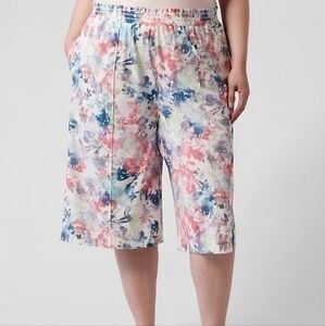 Athleta Women's Savannah Bermuda‎ Shorts UPF 50 Quick Dry Pull On Beach Style